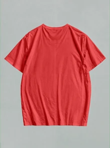 Men T-Shirts - 紅色 - 查看 4