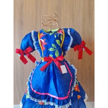 Teen Girls Dresses - Màu xanh lam - Xem 2