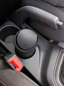 Lixeira Automotiva Preto Encaixe Porta Copos Carro Silicone - Preto - Visão 7