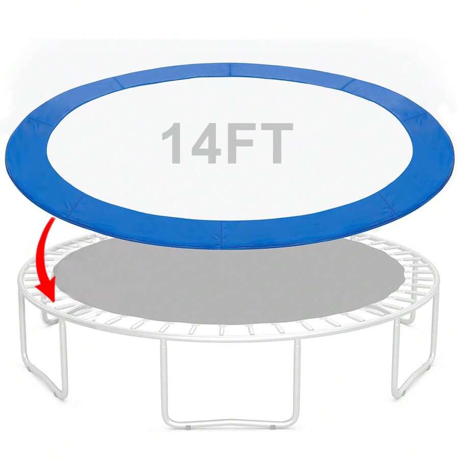 14FT Trampoline Pads, Round Replacement Spring Cover, Weatherproof