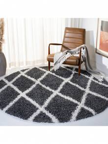 Safavieh Moroccan Tassel Shag 359 Indoor Power Loomed Easy Care Area Rug - Grey - View 9