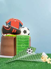 30pcs Conical Paper Popcorn Cones Party Snacks Holder Stand - Green - View 6