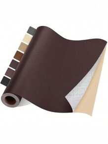 1入組皮革修補貼片，皮革修補套件，自粘式皮革修補膠帶，適用於沙發、汽車座椅、沙發、電腦椅、家具、手提包、司機座椅、汽艇座椅、沙發椅、鞋子、手提包、夾克，作為第一修補套件，適用於乙烯基椅