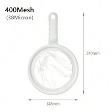 Soy Milk Filter Screen Ultra-Fine Broken Wall Net Drain Juice Drain Net Soy Milk Filter Slag Kitchen With Handle Colander,Kitchen,Summer Beach Party,Food,Camping,Organizer,Room Decor,Kitchen Items. - Original Stainless Steel Color - View 12