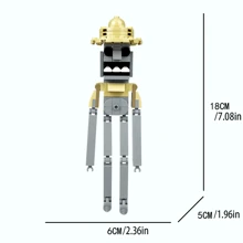 动物园积木人偶模型游戏周边管理员 MOC 拼装玩偶活动人偶家居装饰房间装饰 - 彩色 - 查看 14