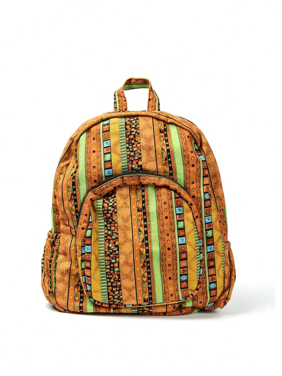 Dung Tích Lớn Daypack Thiết Kế Mới Ba Lô Nữ Chất Lượng Nữ Học Túi Du Lịch Cho Bé Gái - Màu vàng - Xem 1