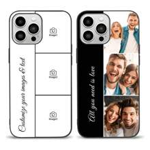 Personalized Picture Phone Cases For 15 14 13 12 11 Pro/Max/Mini XR X Xs Max Custom Multiple Photo IPhone Case For Friends Family Birthday Gifts Customized Full Protection TPU Cover - Multicolor - View 6