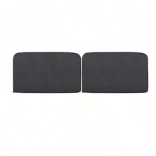 4pcs Car Window Sunshade Magnetic Screen Sun Insulation Anti-Glare Shading Curtain Net For Side Window With Expanding Function - Black - View 11