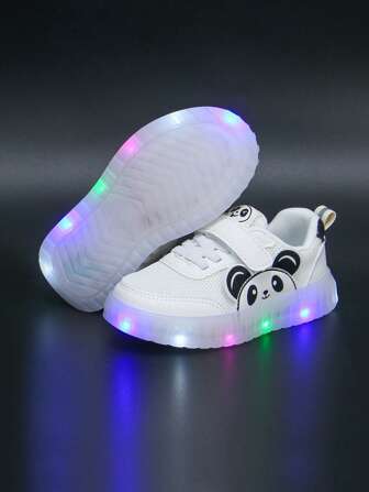 1 双儿童透气网眼鞋，幼儿男童运动鞋 13-18.3 厘米卡通装饰百搭儿童鞋，适合日常休闲，动物图案，带鞋垫