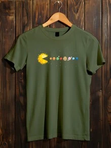 Men T-Shirts - xanh quân đội - Xem 1