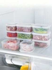 冰箱肉类冷冻盒、冷冻密封盒、洋葱/生姜/大蒜储存盒、配料准备盒、冰箱食品保鲜盒、厨房和冰箱储存盒、储存、厨房收纳盒、收纳盒、厨房用品、房间装饰、家居装饰。 - 白色 - 查看 10