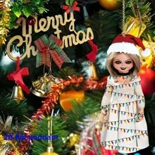 1pc, Ghost Of Classic Horror Figure Pendant For Birthdays - Perfect For Car Mirrors And Trees, Acrylic Pendant For Tree Decorations, Decorative Pendant For Knife Lovers, Character Pumpkin Skull Decorations, Tree Decorations, Tree Decorations Home Decor Christmas Decorations Room Decor Christmas