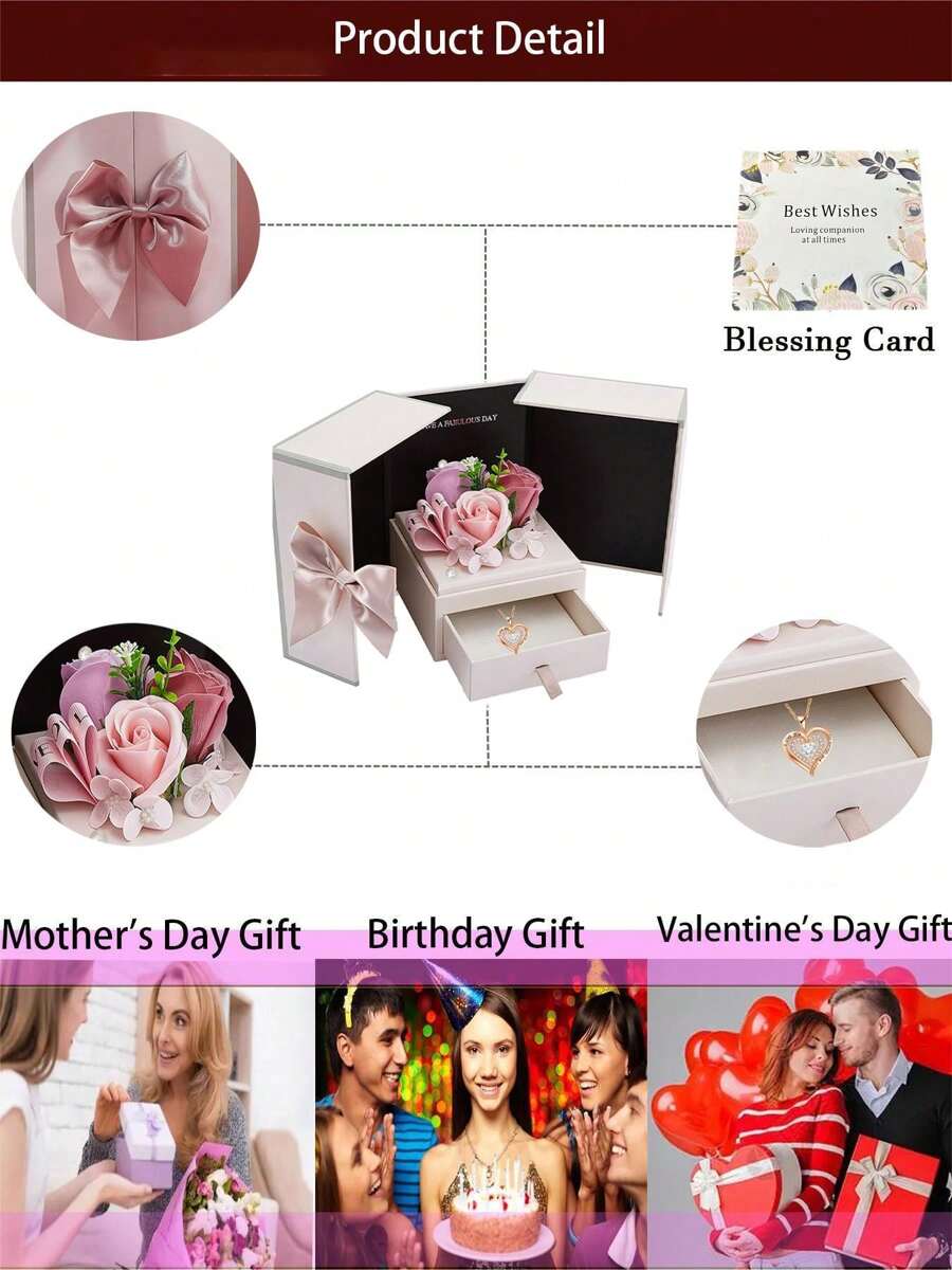 Rose Eternelle - Boîtes À Bijoux Et Présentoirs