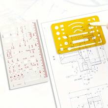 Conjunto de 15 herramientas de dibujo con compás geométrico y bolígrafo, lápiz, piezas de separador intercambiables, kit de geometría e ingeniería, para herramientas de dibujo y construcción - Conjuntos - Ver 4