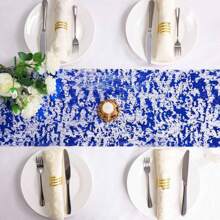 1 pieza Corredor de mesa brillante con malla metálica con purpurina para mesa de decoración de eventos, bodas, duchas nupciales, fiestas de cumpleaños