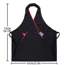 1入組飯店/餐廳/咖啡店/烘焙店女侍應制服圍裙，適用於廚房工作，適用於廚師和女侍應，食品，廚房，旅行，廚房用品，廚房工具，廚房物品。 - 彩色 - 查看 3