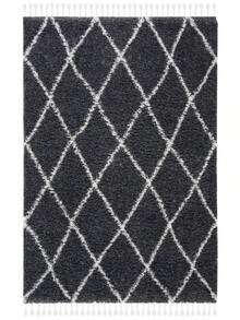 Safavieh Moroccan Tassel Shag 359 Indoor Power Loomed Easy Care Area Rug - Grey - View 7