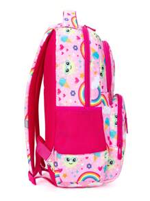 Children's Fashion Backpack 3pcs Set Including Insulated Lunch Box And Pencil Case Adjustable Padded Shoulder Straps For Everyday Use, Camping, Hiking, Traveling, School. This Casual Backpack Set Is The Perfect Gift For Boys And Girls On Back-To-School, Birthday, Festivals - Red - View 6