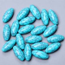 Hạt rời hình học giả ngọc lam 11-25mm DIY dùng làm vòng cổ, vòng tay, trang sức, phụ kiện - hình dạng hình học - Xem 9