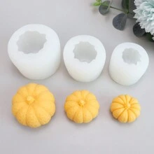 1pc Halloween Pumpkin Silicone Mold - White - View 1