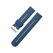 1pc Unisex Porous Silicone Pin Buckle Square-End Apple Watch Band, Compatible With 38/40/41/42/44/45/49mm Apple Watch Ultra/SE/8/7/6/5/4/3/2/1, Galaxy Watch 6/5/4, Huawei Watch - Square Tail Pin Buckle Silicone Belt - View 20