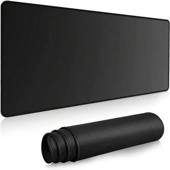 Musmatta Gaming Stor storlek (70 X 30 cm), musmatta med förlängd matta halkfri gummibas, speciell mjuk texturyta