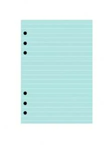 40pcs Mixed Color Binder Loose Leaf Journal Refill - Multicolor - View 8