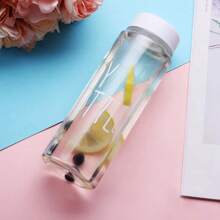 1Pc High-Quality 500Ml/16.9Oz Plastic My Bottle, Student Sports Large Capacity Plastic Cup, Anti-Scald, And Portable Cup For Coffee/, Water Bottle, For Outdoor, Camping - Multicolor - View 12