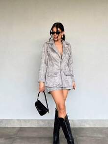 Women Suit Sets - Màu Xám nhạt - Xem 2