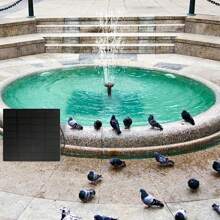 LILIIN Solar Fountain 1.8W Pond Pump With Solar Panel Solar Pump Water Pump Square Solar Fountain Pump Fountain Pumps For Bird Bath Garden Pool Pond