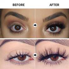 8D Silk Fiber Lash Transforming Mascara - Waterproof, Thickening & Curling - Long-Lasting Volume - Instant Lash Lift - Smudge-Proof Formula - Perfect Gift For Women