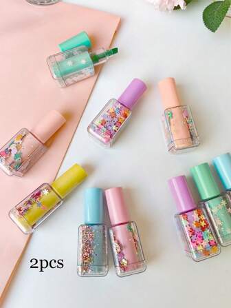 2/3/6支创意荧光笔，办公荧光笔，学生卡通可爱记号笔