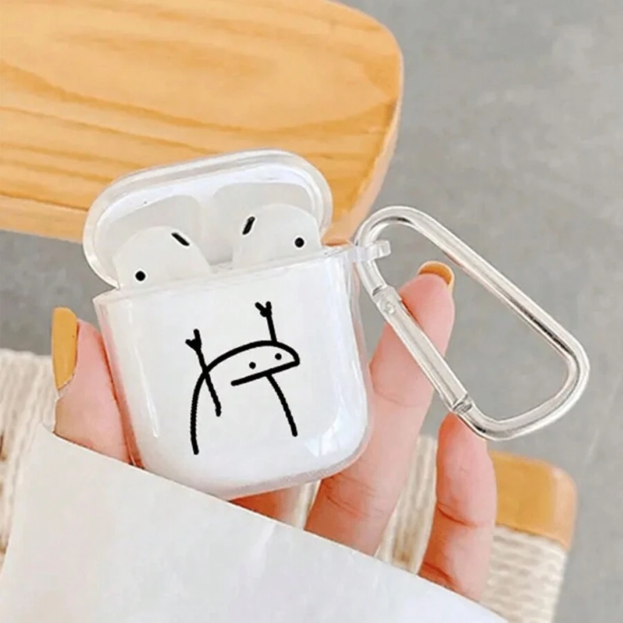 Divertida funda protectora transparente con mano levantada compatible con 2/3/Pro/Pro2/Pro3, 4 - transparente - Ver 1