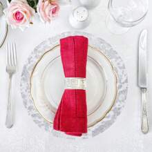 1 pieza Corredor de mesa brillante con malla metálica con purpurina para mesa de decoración de eventos, bodas, duchas nupciales, fiestas de cumpleaños