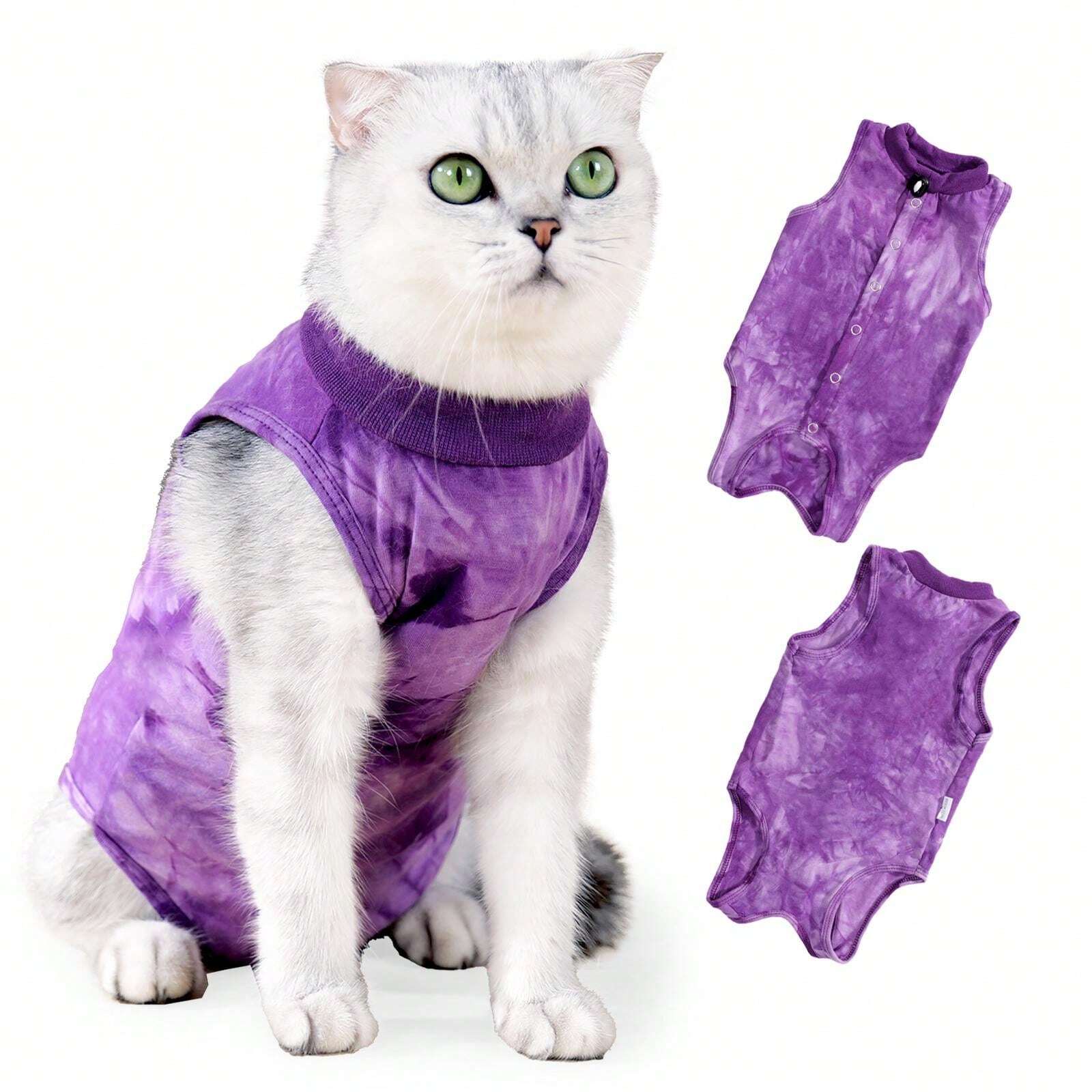 Pet Cat Spay Recovery Clothing After Surgery Breathable To Prevent
