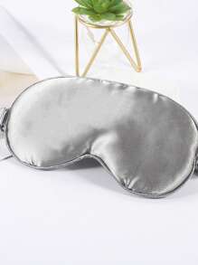 1入組瑜珈/普拉提休息用雙面緞面絲眼罩，適用於旅遊空中航線，透氣防光睡眠眼罩 - 彩色 - 查看 5