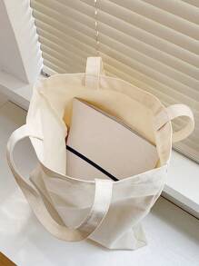 1 Túi Canvas Tùy Chỉnh Cá Nhân - Túi Tote Gấp Gọn Độc Đáo Hoặc Túi Đeo Vai Để Mua Sắm Thông Thường Với Thiết Kế In Ảnh, Phong Cảnh hoặc Hình Minh Họa, Dung Tích Lớn, Nhẹ Và Thời Trang, Túi Tote Đeo Vai Đa Chức Năng, Quà Tặng Lý Tưởng Cho Bạn Gái, Gia Đình, Bạn Bè, Phụ Nữ, Người Mới Vào Nghề & Nhân Viên Văn Phòng Nhân Dịp Kỷ Niệm, Sinh Nhật, Giáng Sinh, Mùa Đông, Kỳ Nghỉ/Du Lịch, Đi Học, Công Sở/Đi Làm/Văn Phòng, Đa Năng, Dung Tích Lớn, Đa Chức Năng, Nhiều Màu Sắc, Dễ Thương, Đáng Yêu, Đơn Giản, Ngộ Ngộ, Kawaii, Y2K, Tối Giản, Đi Làm, Công Sở Thường Ngày, Cơ Bản, Tùy Chỉnh, Cá Nhân Hóa, Độc Hảo, Được Tùy Chỉnh, Quà Tặng Lý Tưởng Cho Anh Ấy, Quà Tặng Lý Tưởng Cho Cô Ấy, Gia Đình, Bạn Bè, Bạn Gái, Nhân Dịp Kỷ Niệm, Sinh Nhật, Kỳ Nghỉ/Du Lịch, Hoạt Động Ngoài Trời/Đi Dã Ngoại/Du Lịch/Leo Núi/Sân Vận Động/Thể Thao/Leo Núi, Cho Túi xách & hành lý cho công việc/đi làm/văn phòng, Phụ kiện Halloween 2025, Vật dụng cần thiết cho chuyến đi hàng ngày, Túi đựng đồ du lịch - Màu be - Xem 4