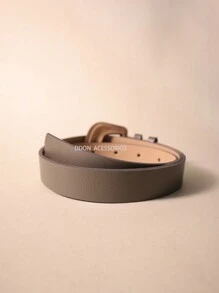 Women Belts - 灰色 - 查看 5