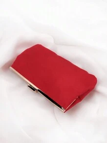 Sparkling Evening Clutch: Shoulder Bag, Shoulder Strap Bag. Simple Solid Color, Metallic Chain Strap. Fashionable, Luxurious, Stylish, Elegant; Suitable For Weddings, Parties, Birthdays, Dances, Holidays, Dinners, And Special Occasions. - Multicolor - View 9