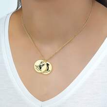 1 pieza Joyería personalizada para mascotas como regalo para la madre de la mascota - retrato personalizado de la mascota - collar con retrato del perro - retrato grabado a partir de una foto - joyería conmemorativa de mascotas