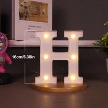 1 Peça Luz de Letra de LED, Cenário de Proposta Romântica Surpresa, Presente de Natal, Decoração Central, Adequado para Decoração de Aniversário/Casamento/Aniversário/Dia dos Namorados/Halloween/Natal/Ano Novo 2025, Presente de Aniversário e Feriado Perfeito para Família, Decoração de Quarto, Decoração de Festa, Branco (Baterias Não Incluídas)