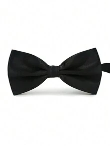 5件套男童背心套装，儿童西装男童婚礼西装圣餐戒指童服装男童黑色西装套装青少年青年正装，包括背心、裤子、衬衫、领带和领结。