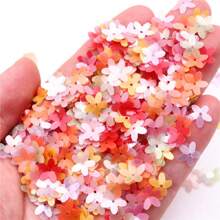 20g Paillettes 10mm Cup Five Finger Flower Sequin 1cm PVC Loose Sequins Pailette DIY Jewelry Making Clothing Sewing Accessories