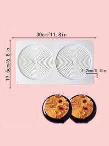 1pc 3D Ball Shape Silicone Mold For Baking Non-Stick Easy Release White Sphere Baking Mold For Mousse Cake Fondant Sugarcraft Dessert Pastry Tools