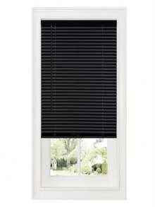 27 X 64 In. GII Deluxe Sundown Cordless Room Darkening Vinyl Mini Blind With 1 In. Slats, Black - Multicolor - View 1