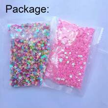 6000入組（20克）3mm PVC扁圓形閃片亂積，縫紉婚禮手工藝品裝飾裙帽鞋DIY珠寶手作配件 - 彩色 - 查看 8