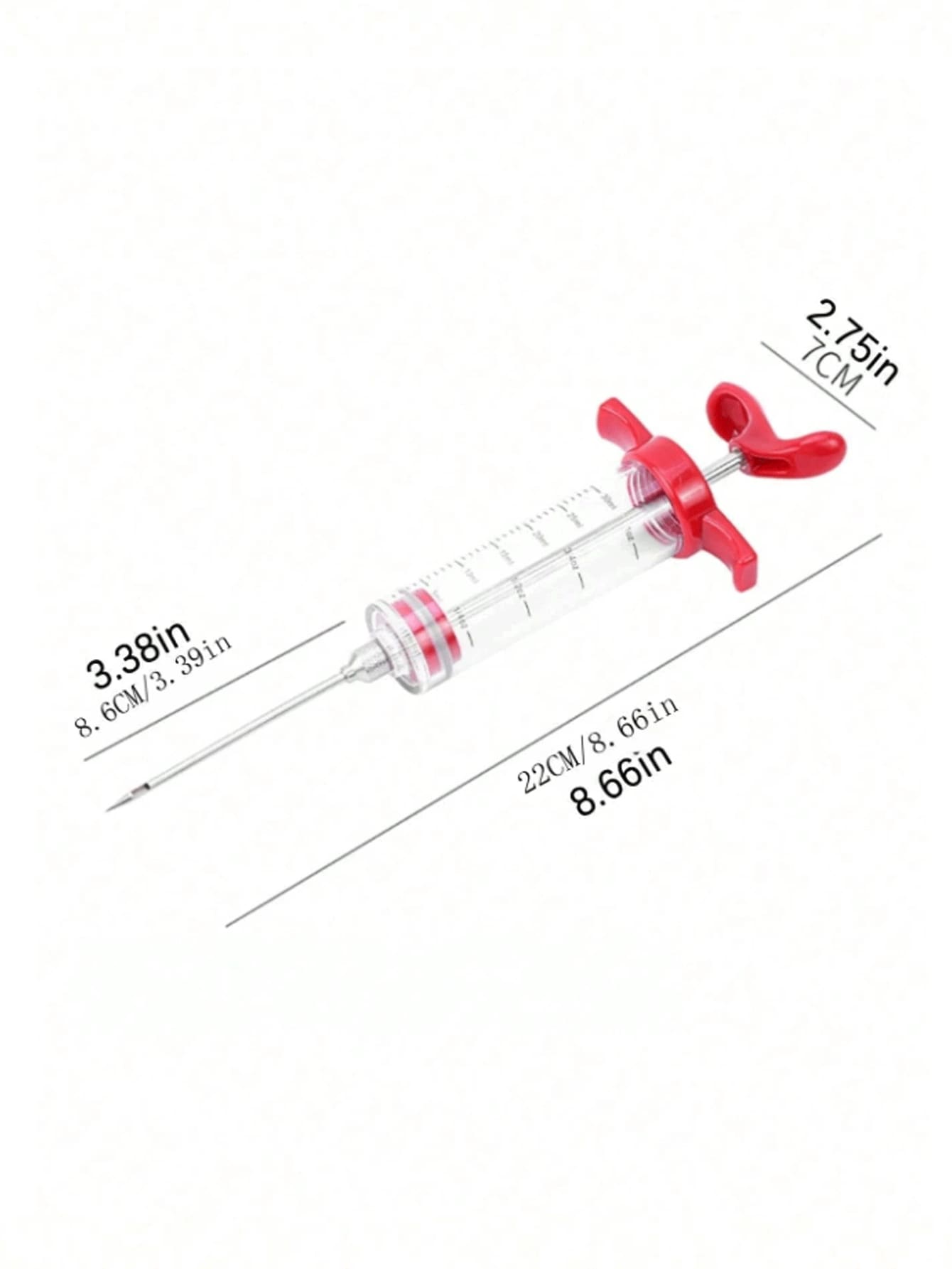 حقنة التوابل المطبخية استانلس استيل