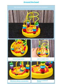 1pc Montessori Educational Toy Set, Improving Hand-Eye Coordination, Sense Of Time And Critical Thinking, Ideal Gift For Children Aged 3+