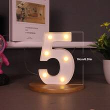 1 Peça Luz de Letra de LED, Cenário de Proposta Romântica Surpresa, Presente de Natal, Decoração Central, Adequado para Decoração de Aniversário/Casamento/Aniversário/Dia dos Namorados/Halloween/Natal/Ano Novo 2025, Presente de Aniversário e Feriado Perfeito para Família, Decoração de Quarto, Decoração de Festa, Branco (Baterias Não Incluídas)