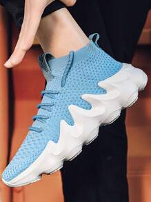 450 Men's Casual Slip-On Sneakers, Fashion Socks Shoes